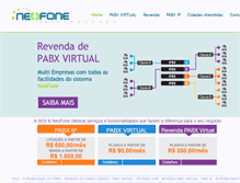 Tablet Screenshot of neofone.com.br